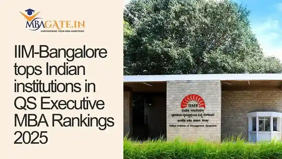 IIM-Bangalore tops Indian institutions in QS Executive MBA Rankings 2025.