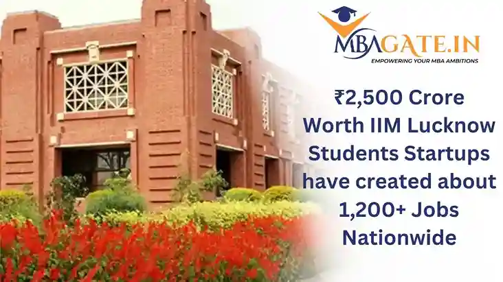 ₹2,500 Crore Worth IIM Lucknow Students Startups have created about 1,200+ Jobs Nationwide