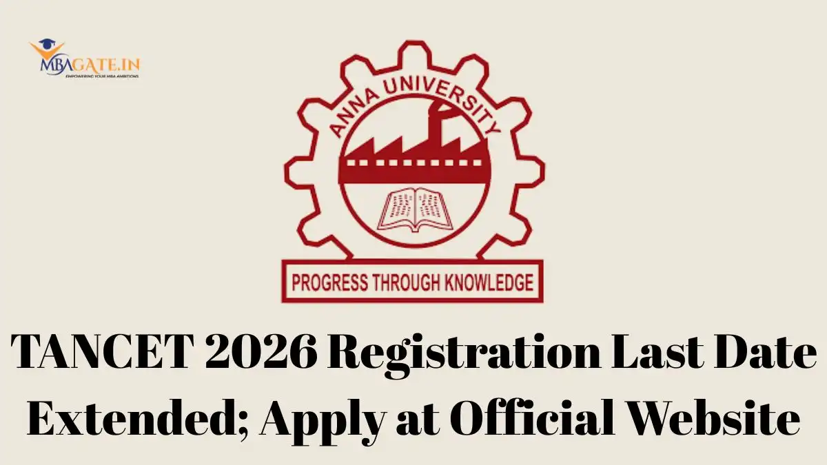 TANCET 2026 Registration Last Date Extended; Apply at Official Website