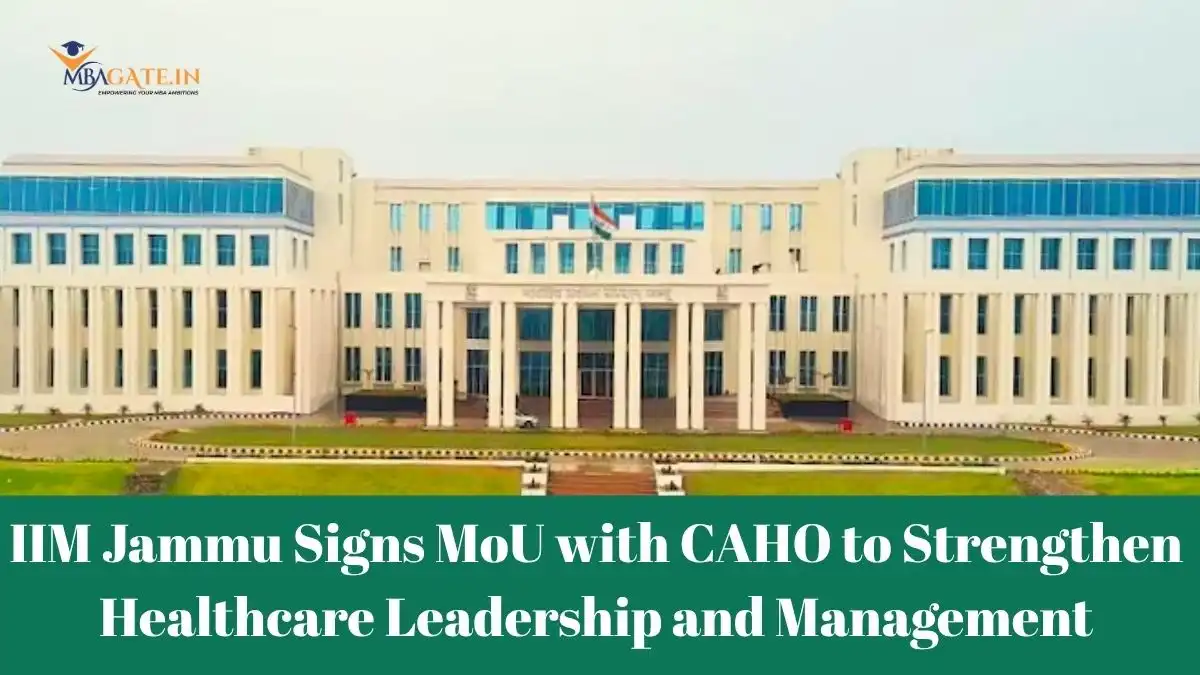IIM Jammu Signs MoU with CAHO to Strengthen Healthcare Leadership and Management