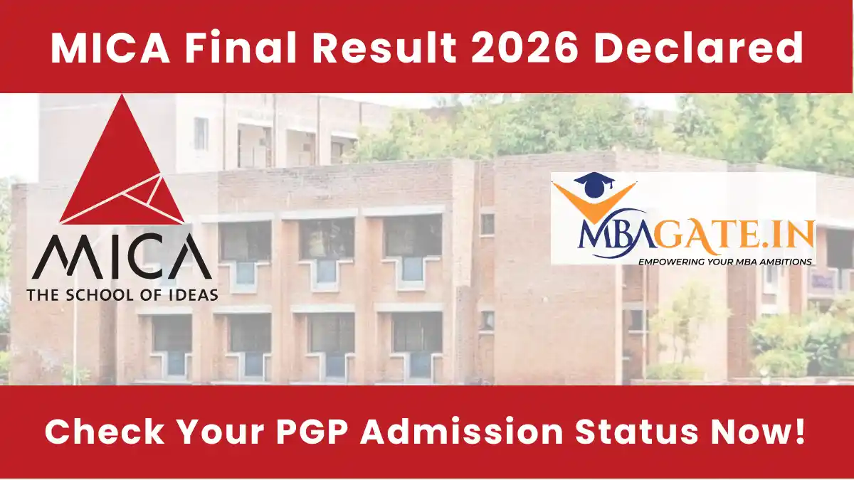 MICA Final Result 2026 Declared - Check Your PGP Admission Status Now!
