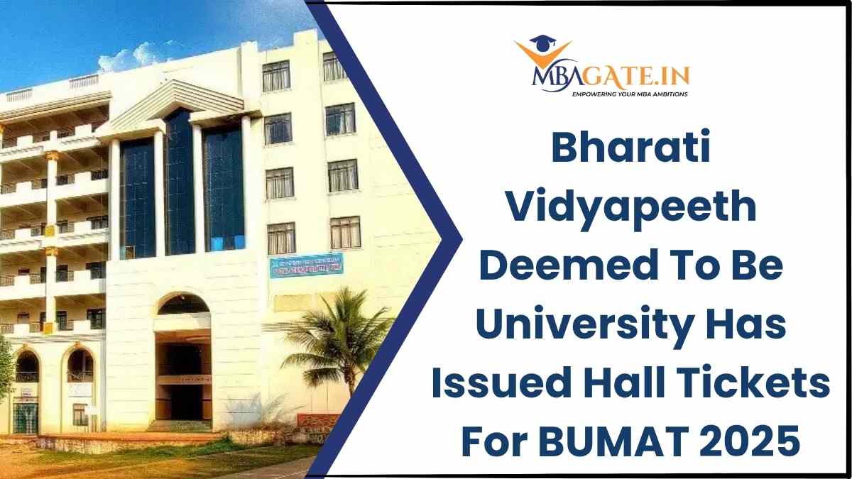 Bharati Vidyapeeth Deemed To Be University Has Issued Hall Tickets For BUMAT 2025