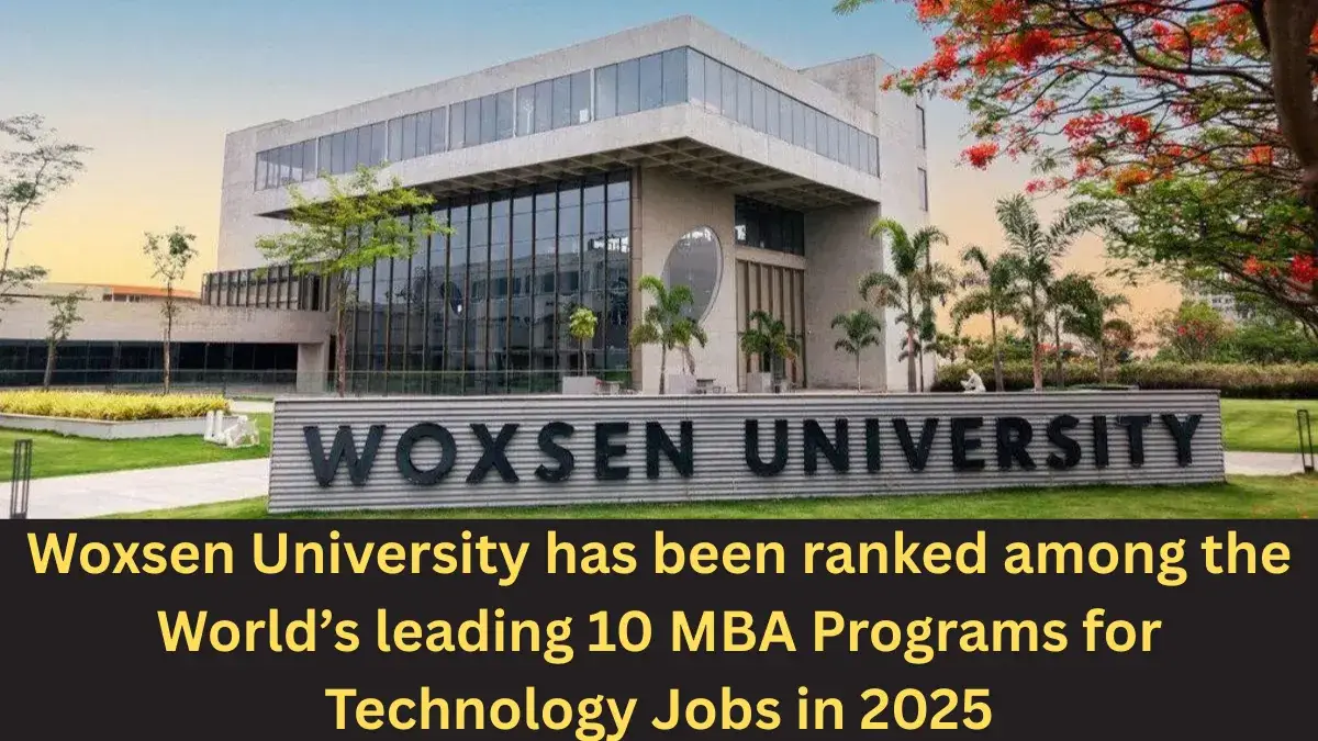 Woxsen University has been ranked among the World’s leading 10 MBA Programs for Technology Jobs in 2025
