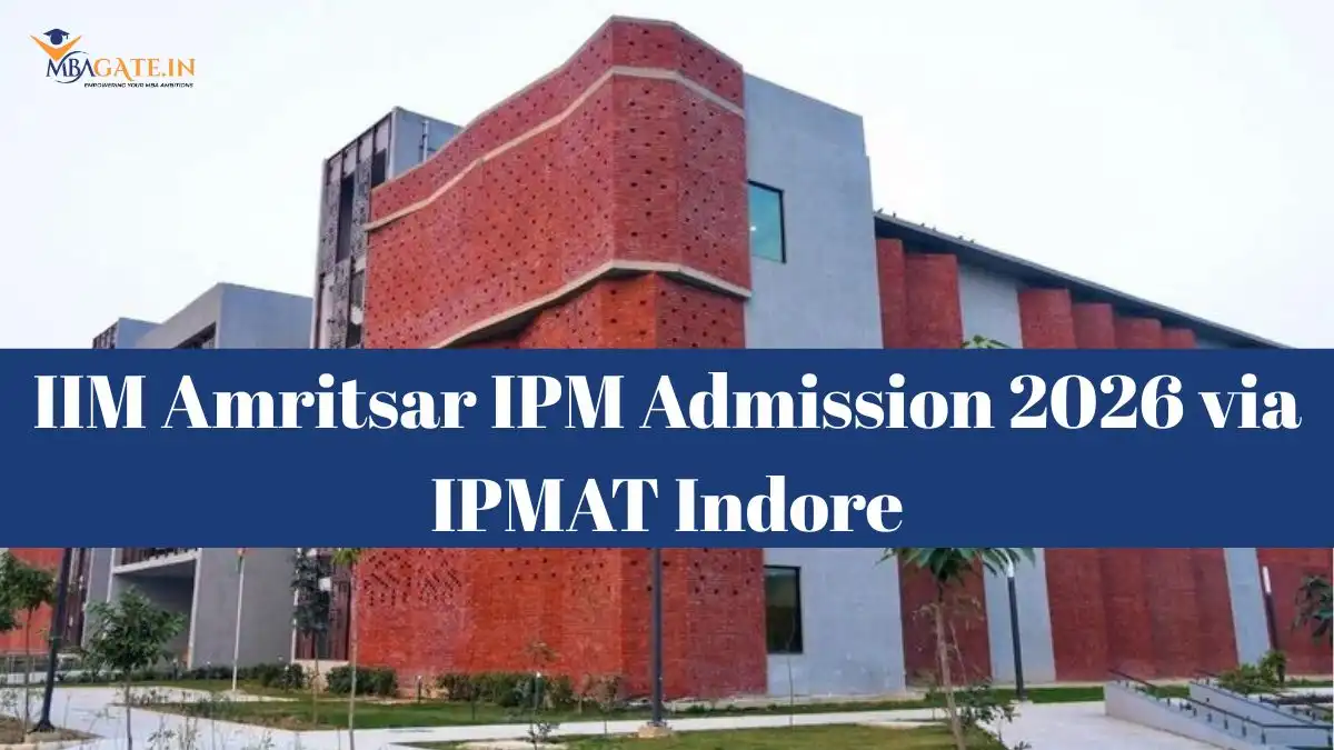 IIM Amritsar IPM Admission 2026 via IPMAT Indore
