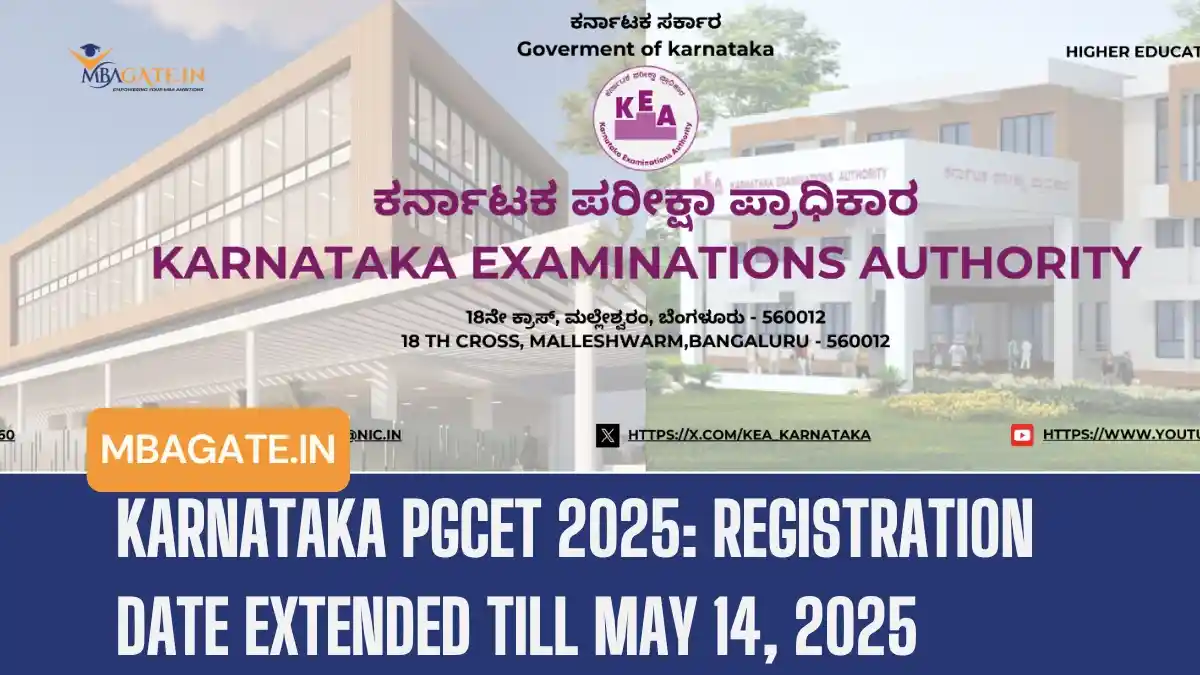 Karnataka PGCET 2025: Registration date extended till May 14, 2025