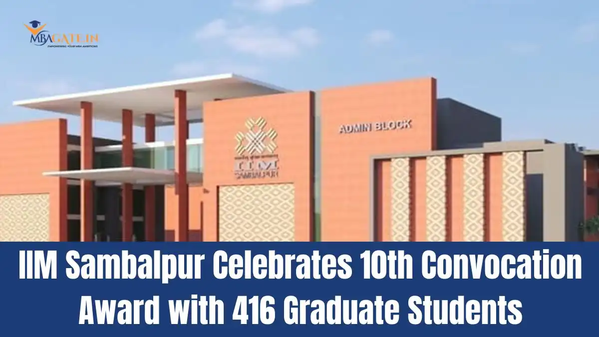 IIM Sambalpur Celebrates 10th Convocation Award with 416 Graduate Students