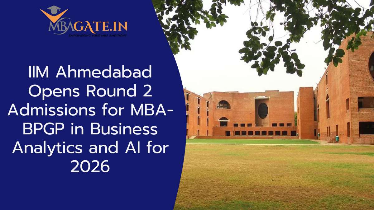IIM Ahmedabad Opens Round 2 Admissions for MBA-BPGP in Business Analytics and AI for 2026