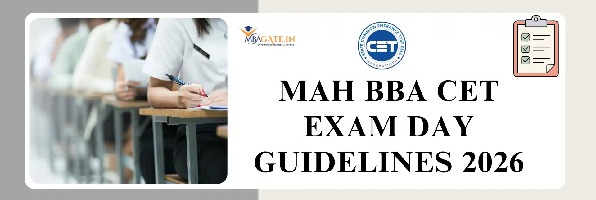 MAH BBA CET 2026 Exam Day Guidelines: Reporting Time, Documents, Dress Code & Instructions